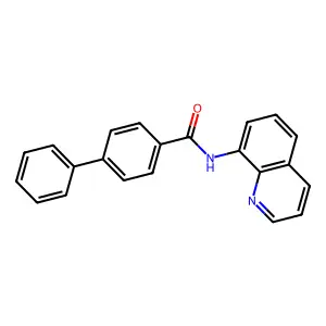 N-(8-quinolinyl)[1,1'-biphenyl]-4-carboxamide structure