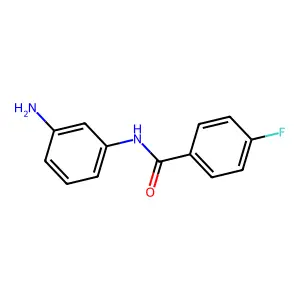 N-(3-aminophenyl)-4-fluorobenzamide structure