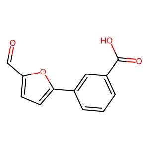 3-(5-甲酰基-2-呋喃基)苯甲酸 structure