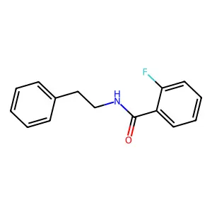 2-Fluoro-N-(2-phenylethyl)benzamide structure
