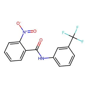 2-nitro-N-[3-(trifluoromethyl)phenyl]benzamide structure