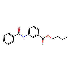 Butyl 3-benzamidobenzoate structure