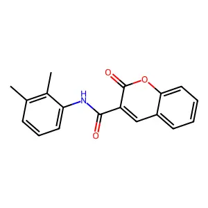 N-(2,3-dimethylphenyl)-2-oxo-2H-chromene-3-carboxamide structure