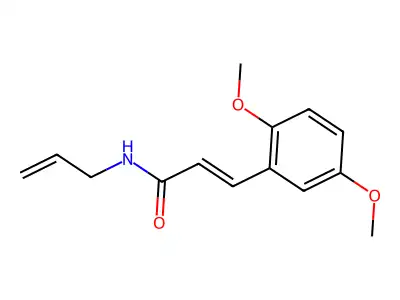 3-(2,5-Dimethoxyphenyl)-N-2-propen-1-yl-2-propenamide structure