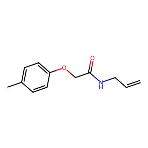 2-(4-methylphenoxy)-N-(prop-2-en-1-yl)acetamide structure