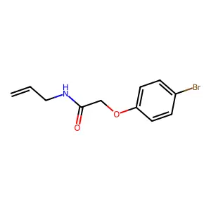 2-(4-bromophenoxy)-N-prop-2-enylacetamide structure