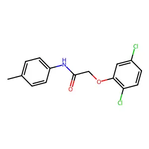 2-(2,5-dichlorophenoxy)-N-(4-methylphenyl)acetamide structure