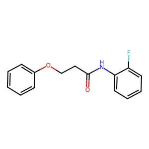 N-(2-氟苯基)-3-苯氧基丙酰胺 structure