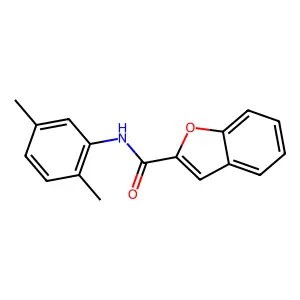 N-(2,5-dimethylphenyl)-1-benzofuran-2-carboxamide structure