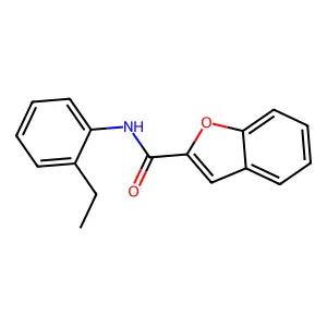 N-(2-ethylphenyl)-1-benzofuran-2-carboxamide structure