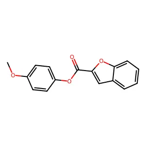 4-Methoxyphenyl 1-benzofuran-2-carboxylate structure