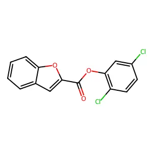2,5-Dichlorophenyl 1-benzofuran-2-carboxylate structure
