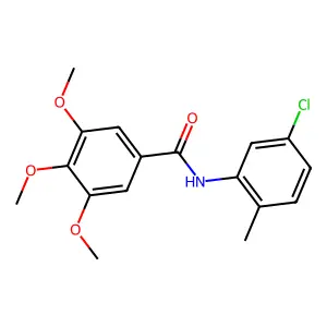 N-(5-chloro-2-methylphenyl)-3,4,5-trimethoxybenzamide structure