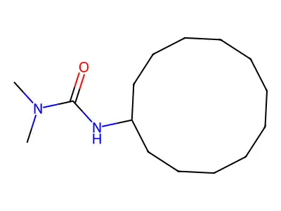 3-Cyclododecyl-1,1-dimethylurea structure