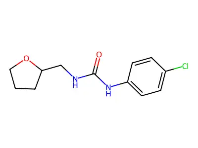 1-(4-Chloro-phenyl)-3-(tetrahydro-furan-2-ylmethyl)-urea structure