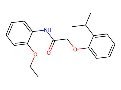 N-(2-ethoxyphenyl)-2-[2-(propan-2-yl)phenoxy]acetamide structure