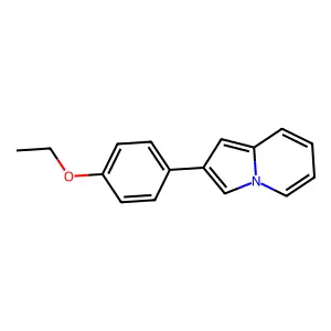 2-(4-Ethoxyphenyl)indolizine structure