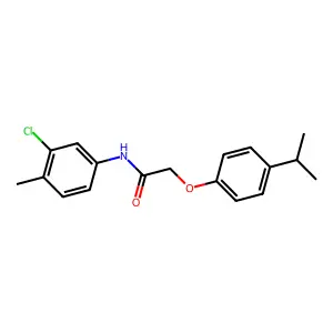 N-(3-chloro-4-methylphenyl)-2-(4-isopropylphenoxy)acetamide structure