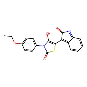 3-(4-Ethoxy-phenyl)-5-(2-oxo-1,2-dihydro-indol-3-ylidene)-thiazolidine-2,4-dione structure