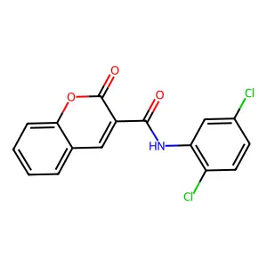 N-(2,5-dichlorophenyl)-2-oxo-2H-chromene-3-carboxamide structure