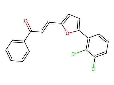 3-[5-(2,3-Dichlorophenyl)furan-2-yl]-1-phenylprop-2-en-1-one structure