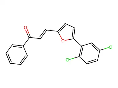 3-[5-(2,5-Dichlorophenyl)furan-2-yl]-1-phenylprop-2-en-1-one structure