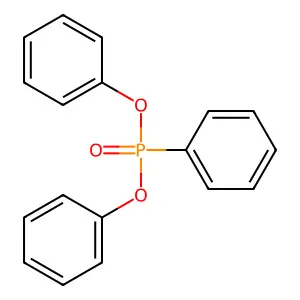 Diphenyl P-phenylphosphonate structure
