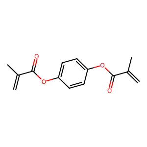 1,4-Phenylene bismethacrylate structure