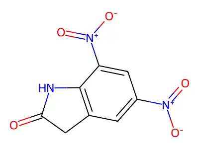 5,7-Dinitrooxindole structure