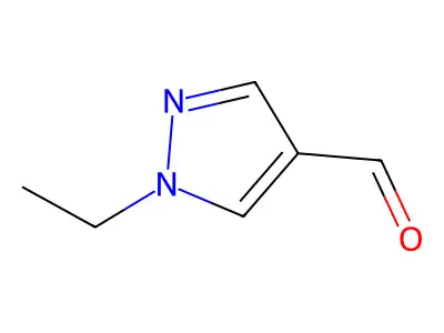 1-Ethyl-1H-pyrazole-4-carboxaldehyde structure