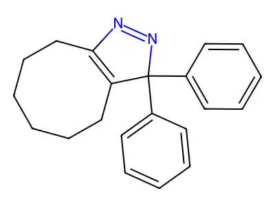 3,3-Diphenyl-4,5,6,7,8,9-hexahydro-3H-cyclooctapyrazole structure