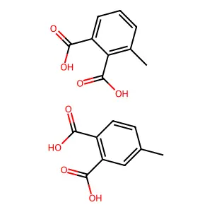 甲基邻苯二甲酸 structure