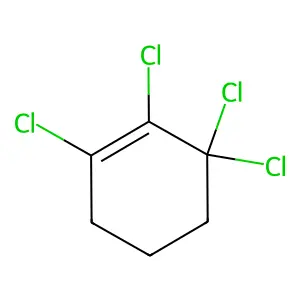 Cyclohexene, tetrachloro- structure