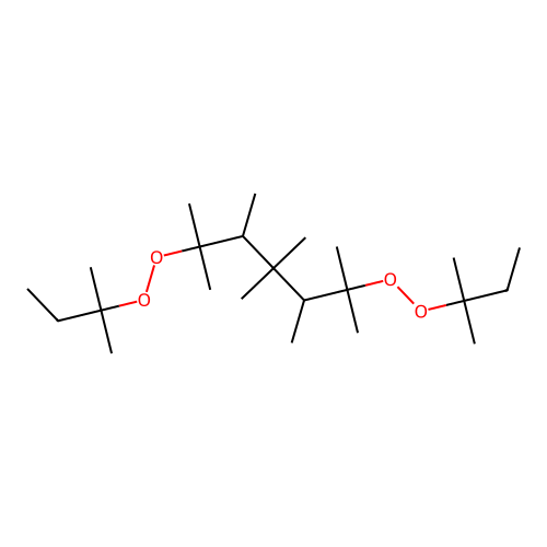 2,3,4,4,5,6-Hexamethyl-2,6-bis(2-methylbutan-2-ylperoxy)heptane structure