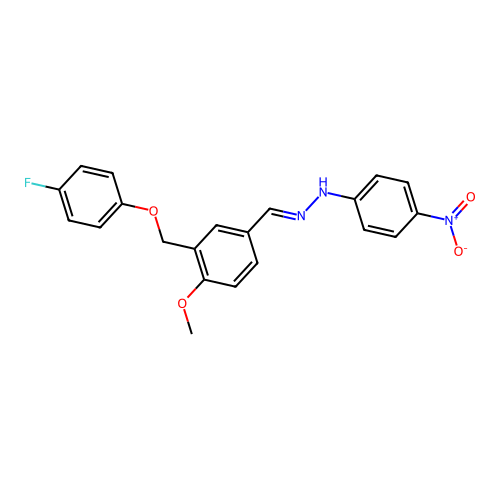 C21H18FN3O4 structure