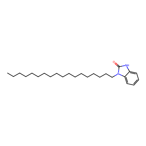 1-octadecyl-1,3-dihydro-2H-benzimidazol-2-one structure