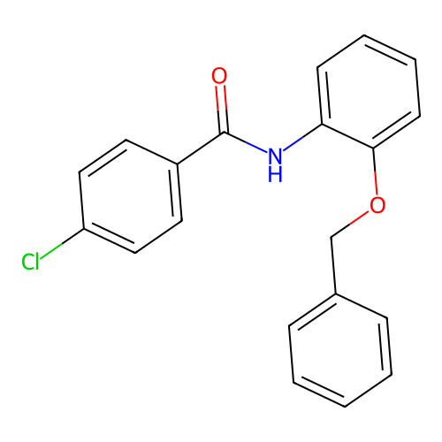 N-[2-(benzyloxy)phenyl]-4-chlorobenzamide structure