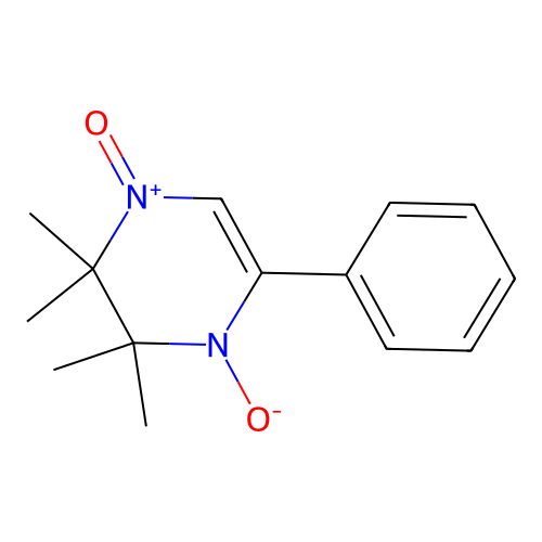 2,2,3,3-Tetramethyl-5-phenyl-2,3-dihydropyrazine 1,4-dioxide structure