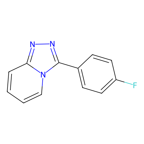 3-(4-Fluorophenyl)[1,2,4]triazolo[4,3-a]pyridine structure