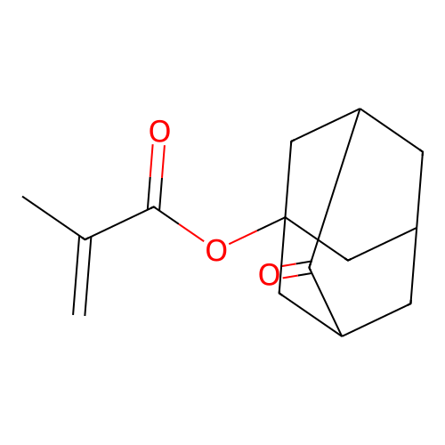 4-Oxo-adamantan-1-yl methacrylate structure
