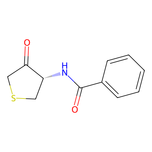(S)-N-(4-氧代四氢噻吩-3-基)苯甲酰胺 structure