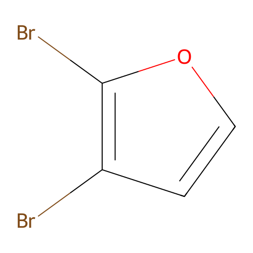 2,3-Dibromofuran structure