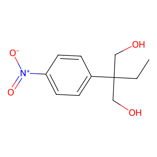 1,3-Propanediol, 2-ethyl-2-(p-nitrophenyl)- structure