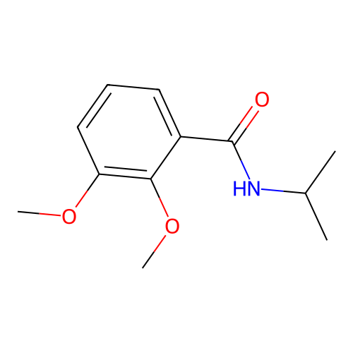 2,3-dimethoxy-N-propan-2-ylbenzamide structure