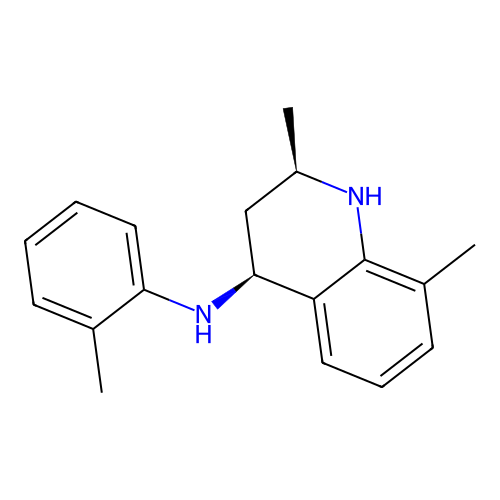 (2R,4S)-2,8-dimethyl-N-(o-tolyl)-1,2,3,4-tetrahydroquinolin-4-amine structure