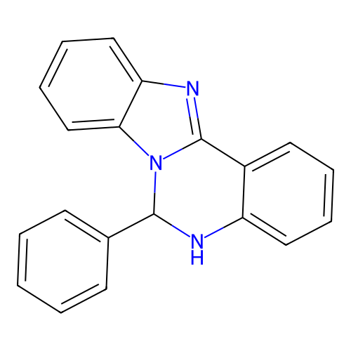 6-Phenyl-5,6-dihydrobenzimidazo[1,2-c]quinazoline structure