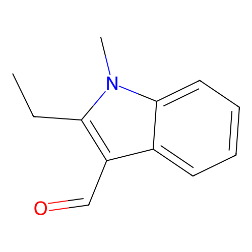 2-Ethyl-1-methyl-1H-indole-3-carbaldehyde structure
