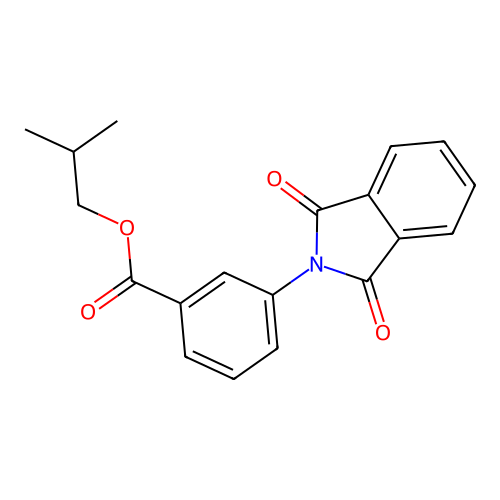 2-Methylpropyl 3-(1,3-dioxoisoindol-2-yl)benzoate structure