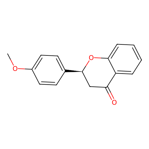 (S)-2-(4-Methoxyphenyl)chroman-4-one structure