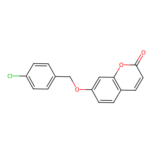 7-((4-Chlorobenzyl)oxy)-2H-chromen-2-one structure